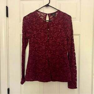 Y2K Moda International Lace Peplum top